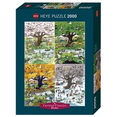 Heye 2000 db-os puzzle - Cartoon Classics - 4 Seasons, Blachon (29873)