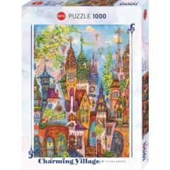 Heye 1000 db-os puzzle - Charming Village - Red Arches, Tatyana Murovas (30011)
