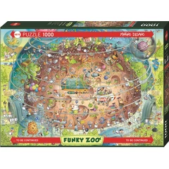 Heye 1000 db-os puzzle - Funky Zoo - Cosmic Habitat, Degano (30013)