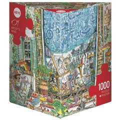 Heye 1000 db-os Triangular puzzle - Artist's Mind (29932)