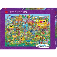 Heye 1000 db-os puzzle - Doodle Village (29936)