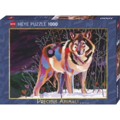 Heye 1000 db-os puzzle - Precious Animals - Night Wolf, Coonts (29939)