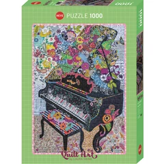 Heye 1000 db-os puzzle - Quilt Art - Sewn Piano (30026)