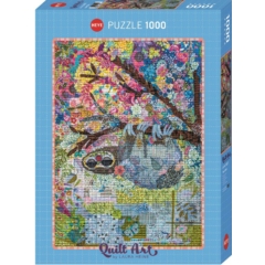 Heye 1000 db-os puzzle - Quilt Art - Sewn Sloth (30027)
