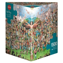 Heye 1500 db-os Triangular puzzle - All Time Legends, Prades (30024)
