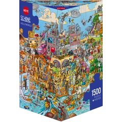 Heye 1500 db-os Triangular puzzle - Hollyworld (29995)