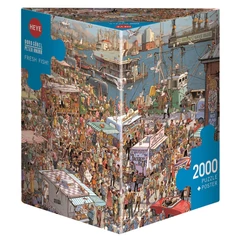 Heye 2000 db-os Triangular puzzle - Fresh Fish, Knorr (30025)