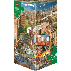 Heye 2000 db-os Triangular puzzle - Superhero Movie (29997)