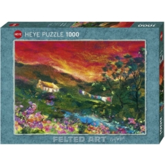 Heye 1000 db-os puzzle - Felted Art - Washing Line (29916)