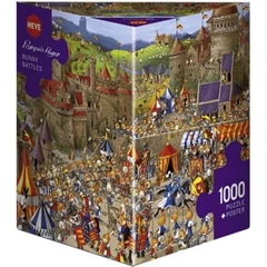 Heye 1000 db-os Triangular puzzle - Bunny Battles, Ruyer (29920)