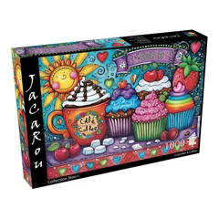 JaCaRou 1000 db-os puzzle - Cupcakes & Coffee (JP-CUPC1000)