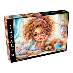 JaCaRou 1000 db-os puzzle - Letters & Paws (JP-LETT1000)