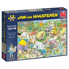 Jumbo 1000 db-os puzzle - Jan Van Haasteren - Erdei tábor (JUM19086)