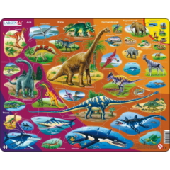 Larsen Maxi Puzzle 85 db-os - Természetrajz - A Triász kortól napjainkig