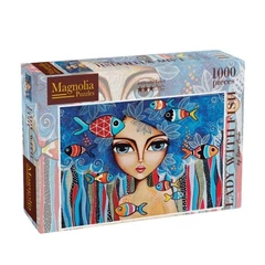 Magnolia 1000 db-os puzzle - Lady with Fish - Romi Lerda Special Edition (1716)