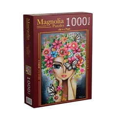 Magnolia 1000 db-os puzzle - Lady with Flowers - Romi Lerda Special Edition (1707)