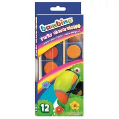Bambino 12 színű vízfesték készlet (001857)