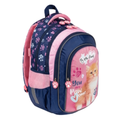 Majewski - My little friend cicás ergonomikus iskolatáska, hátizsák - Ginger Kitty (650307)