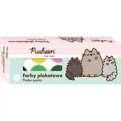 Pusheen Cat 12 színű tégelyes plakátfesték készlet