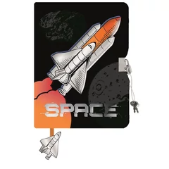  Bambino Premium kulcsos napló - A/5 - 96 lapos - Space