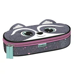 Bambino - Mosómedvés ovális tolltartó - Racoon (663666)