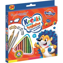 Bambino háromszög színes ceruza - 24 db-os (002076)