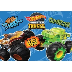 Hot Wheels asztali könyöklő - Tiger Shark és Gunkster (669071)