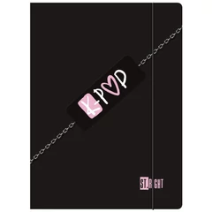 K-Pop A/4 gumis mappa - Pink (302947)