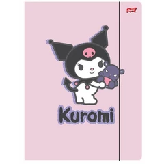 Kuromi A/4 gumis mappa - rózsaszín (693977)