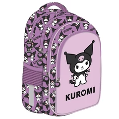 Kuromi Violet - ergonomikus iskolatáska, hátizsák - 4 rekeszes - lila (693700)
