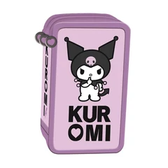 Kuromi Violet - felszerelt 3 emeletes tolltartó - lila (694127)