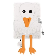 Libás 3D szőrmés kulcsos napló - A/5 - 96 lapos (669040)