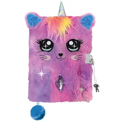 My little friend 3D szőrmés kulcsos napló - A/5 - 96 lapos - Catcorn (686887)