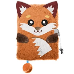 My little friend 3D szőrmés kulcsos napló - A/5 - 96 lapos - Foxy (686924)