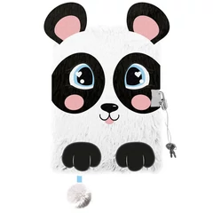 My little friend 3D szőrmés kulcsos napló - A/5 - 96 lapos - Happy Panda (686825)
