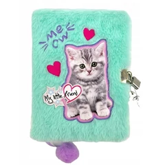 My little friend cicás szőrmés kulcsos napló - A/5 - 96 lapos - Meow (663833)