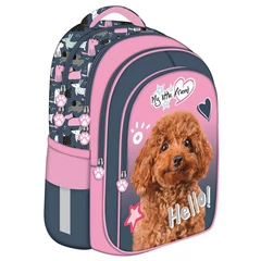 My little friend ergonomikus iskolatáska, hátizsák - 4 rekeszes - Hello dog (668371)