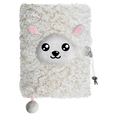 My little friend szőrmés kulcsos napló - A/5 - 96 lapos - Bárány (669521)