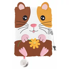 My little friend szőrmés kulcsos napló - A/5 - 96 lapos - Tengerimalac (669439)