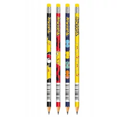 Pokemon háromszög HB grafitceruza radírral - többféle (723985)