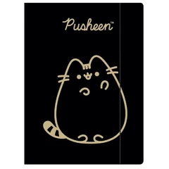 Pusheen cicás A/4 gumis mappa - Gold (675171)