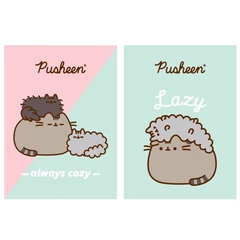 Pusheen cicás A/4 kockás füzet - 32 lapos - kétféle (675249)