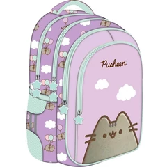 Pusheen cicás ergonomikus iskolatáska, hátizsák - Violet (682681)