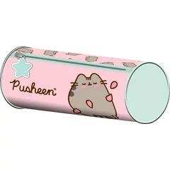 Pusheen cicás henger alakú tolltartó - Pink (679490)