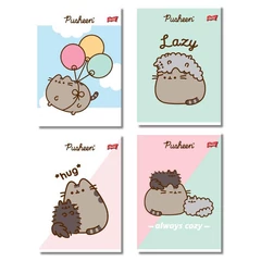 Pusheen cicás füzet - A/5 - 32 lapos - kockás - többféle (674884)