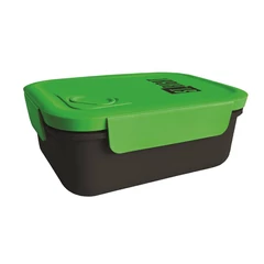 St. Right Black and Green műanyag uzsonnás doboz (692543)