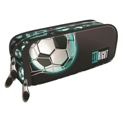Majewski - St.Right - Neon Football három rekeszes tolltartó (681189)