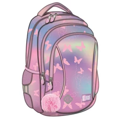 St.Right - Pink Butterflies ergonomikus iskolatáska, hátizsák - 3 rekeszes (680007)