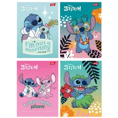 Stitch 32 lapos A/5 jegyzetfüzet - kockás - többféle (301506)