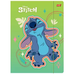 Stitch A/4 gumis mappa - zöld (301445)